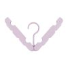 3 Pc Plastic Travel Clothes Hanger Portable Folding Clothes Hanger Travel Hanger