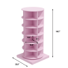 Pink 360 Rotating shoe cabinet 6 layers