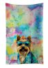 Cairn Terrier Hippie Dawg Kitchen Towel Dish Cloths Guest Hand Towel Decorative Bathroom Towel for Face,Tea, Dishcloth, Kitchen and Bath