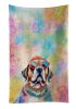 Mastiff Hippie Dawg Kitchen Towel Dish Cloths Guest Hand Towel Decorative Bathroom Towel for Face,Tea, Dishcloth, Kitchen and Bath