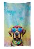 Chocolate Labrador Hippie Dawg Kitchen Towel Dish Cloths Guest Hand Towel Decorative Bathroom Towel for Face,Tea, Dishcloth, Kitchen and Bath