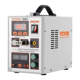 VEVOR Battery Spot Welder, 788H Pulse Spot Welder & Battery Charger