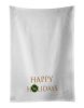 NEW Pyrenean Shepherd Dog Happy Holidays Kitchen Towel Set of 2 White Dish Towels Decorative Bathroom Hand towel for Hand, Face, Hair, Yoga, Tea