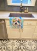 Old English Sheepdog Hippie Dawg Kitchen Towel Dish Cloths Guest Hand Towel Decorative Bathroom Towel for Face,Tea, Dishcloth, Kitchen and Bath