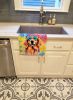 Golden Retriever Hippie Dawg Kitchen Towel Dish Cloths Guest Hand Towel Decorative Bathroom Towel for Face,Tea, Dishcloth, Kitchen and Bath