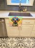 Chocolate Labrador Hippie Dawg Kitchen Towel Dish Cloths Guest Hand Towel Decorative Bathroom Towel for Face,Tea, Dishcloth, Kitchen and Bath