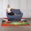 [Personalization Only] Official NFL Browns - 62" x 84" Personalized Washable Rug